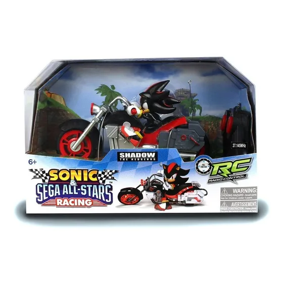 Sonic - Shadow Con Motocicleta A Control Remoto Con Turbo