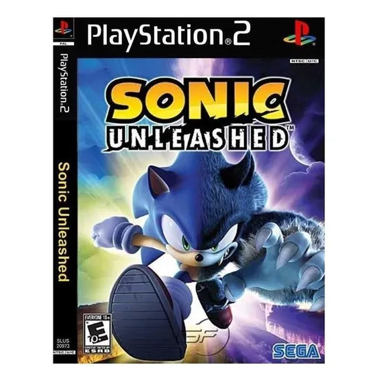 Sonic Unleashed Ps3 Midia Fisica Standard Edition PS2 Físico