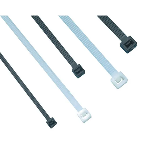 Abraçadeira De Nylon 200mmx4,8mm Preta Pacote 200 Peças Cor Preto