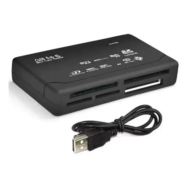 Lector De Tarjetas Multifunción 6 En 1 Tf/sd/cf/m2/ms/xd