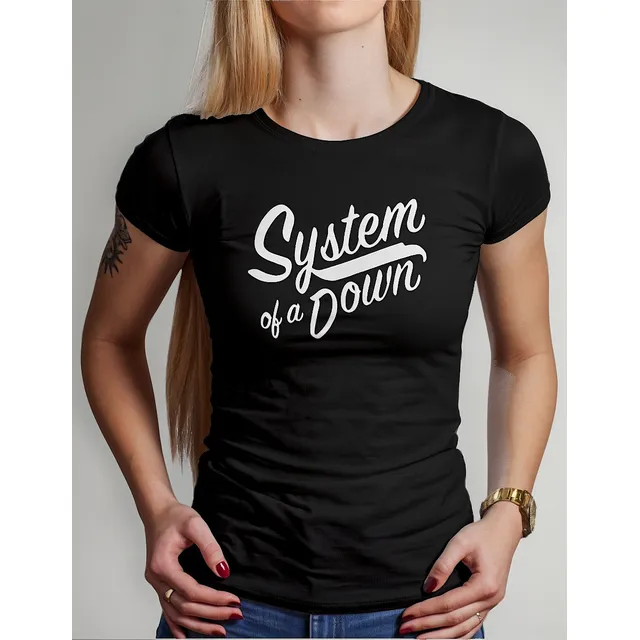 Polo Dama System Of A Down White D1085