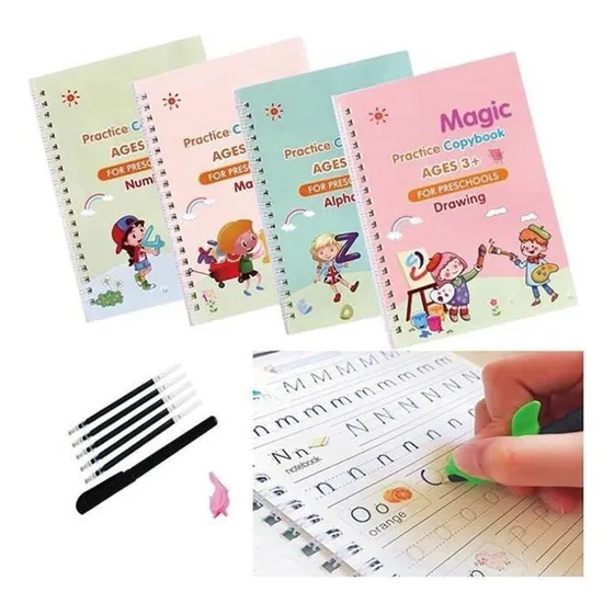 Conjunto De Práctica De Caligrafía Mágica De Notebook