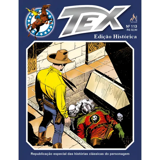 Tex edição histórica Nº 113, de Bonelli, Gian Luigi. Editorial Edições Mythos Eireli, capa mole em português, 2015