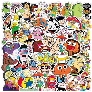 Ren Y Stimpy Stickers 50 Calcomanias De Pvc Contra Agua Ren Y Stimpy Stickers 50 Calcomanias De Pvc Contra Agua