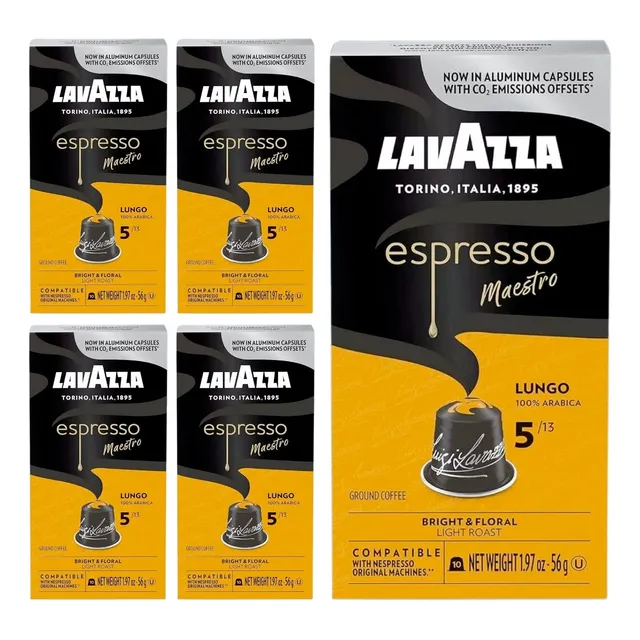 Capsulas De Cafe Lavazza Espresso Lungo 50 Unidades