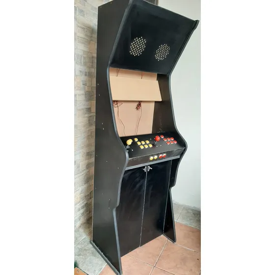 Mueble Para Maquinita Arcade Con Accesorios Varios