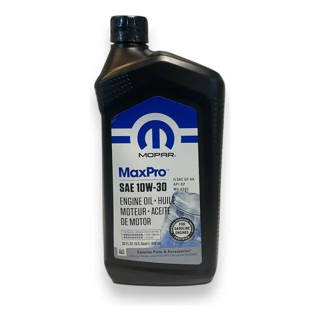 Aceite Semi Sintético 10w30 Mopar Sellado Original