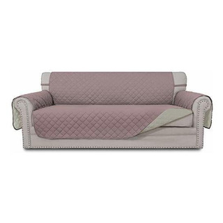 Funda De Sofa Easy-going De 4 Plazas Color Rosado/beige Funda De Sofa Easy-going De 4 Plazas Color Rosado/beige
