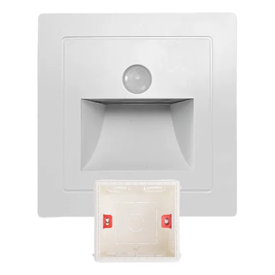 Kit 1 Balizador Sensor Movimento 1 Caixa 86x86 2x2 Ch234