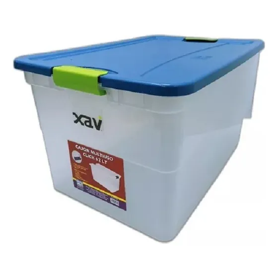 Caja Cajon Contenedor Organizador Plastico 62lt Alfa C. 3779