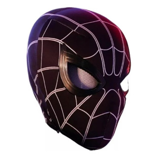 Casco Eléctrico Spiderman Con Ojos Móviles 01 Casco Eléctrico Spiderman Con Ojos Móviles 01