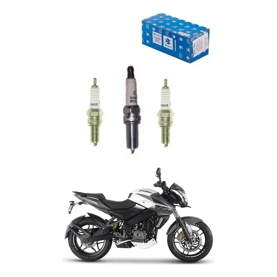Juego De Bujias Originales Bajaj Rouser Ns 200 As ! Gb Motos