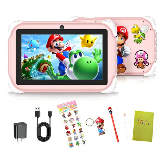 Kids One Tablet Economica E17 64gb 4gb Ram 7 Pulgadas Color Rosa