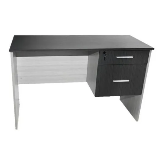Escritorio Secretarial 1.20 Lazzio 2 Gavetas Con Cerradura