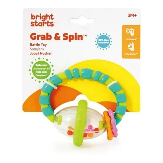 Sonajero Bright Starts Grab & Spin Original