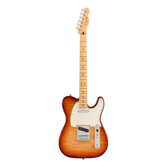 Fender Limited Edition Player Telecaster Plus Top, Sienna Color Marrón claro Material del diapasón Maple Orientación de la mano Diestro