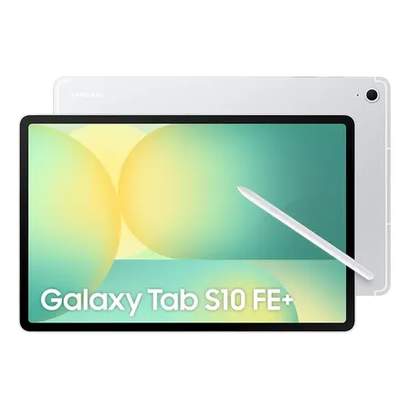 Tablet Samsung Galaxy Tab S10 FE+ 5G, 128GB, 8GB, Tela 13.1" 90Hz, S Pen e Capa Inclusas Prata