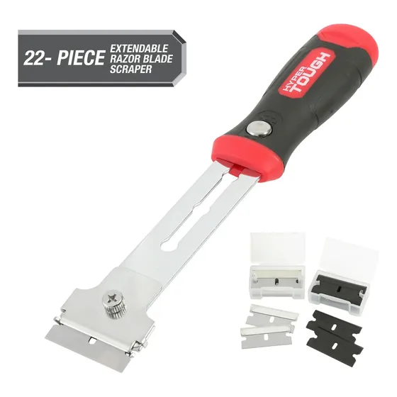 Raspador Hojas Afeitar Extensible 26pzs 9in Hyper Tough