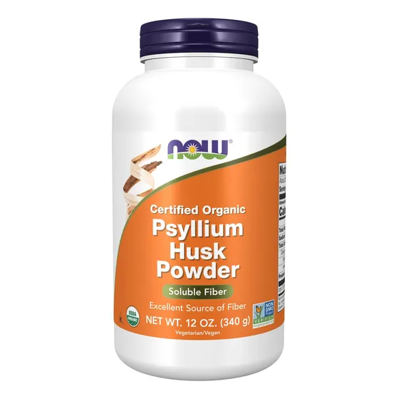 Cáscara De Psyllium En Polvo De Supplements Now Foods, 340 M