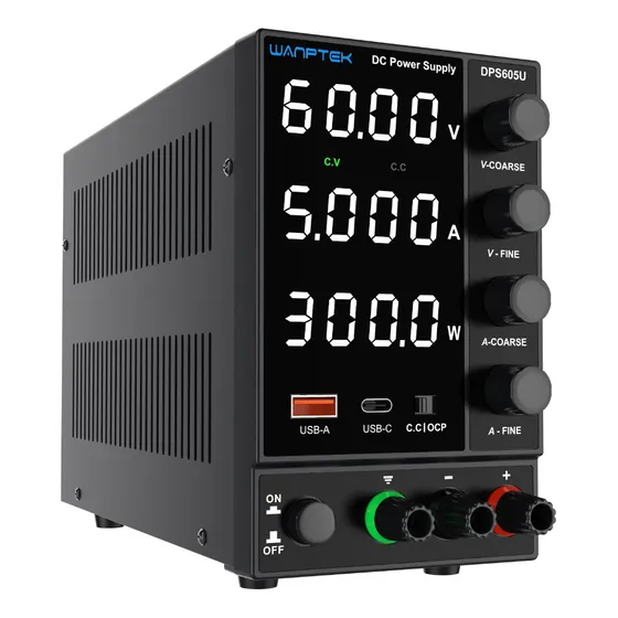Fonte De Bancada Ajustável Wanptek 60v 5a