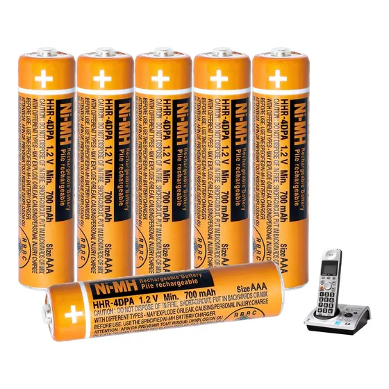 Bateria Recargabl Aaa Nimh 6 Pack.700mah Larga Duracion 3a