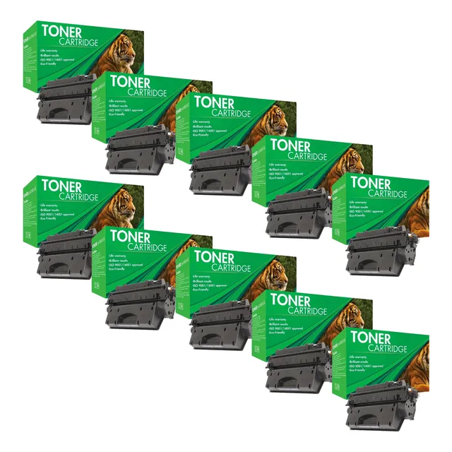 Pack 10 Toner 05x 80x  Ce505x Cf280x Canon 120 1120 Generico