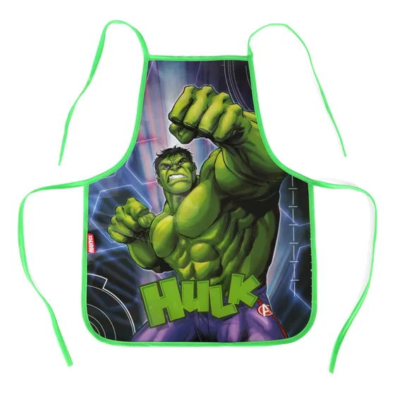 Avental Escolar Infantil Pvc Escola E Pintura Personagens Cor Hulk Desenho Do Tecido Hulk