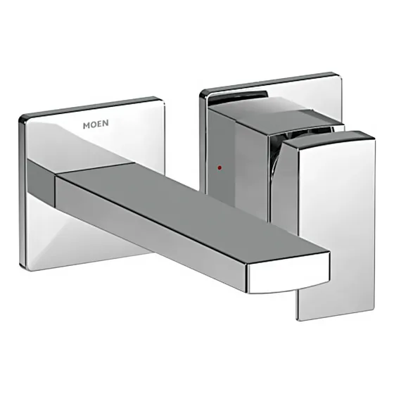 Monomando A Muro Para Lavabo Marca Moen Linea Medora Cromo Acabado Cromado