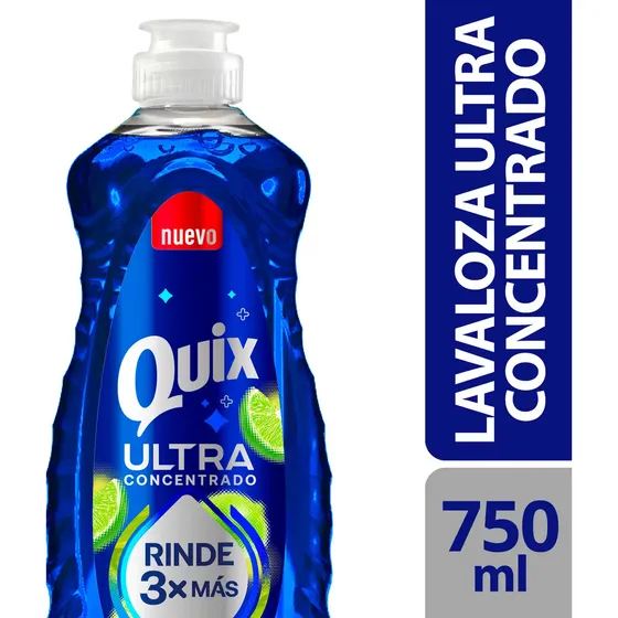 Quix Lavaloza Ultra Concentrado Rinde 3x Más 750ml