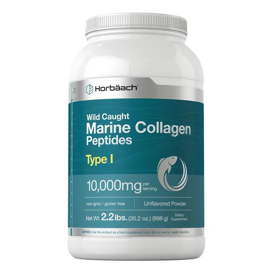 Péptidos Hidrolizados Horbaach En Polvo De Colágeno Marino,