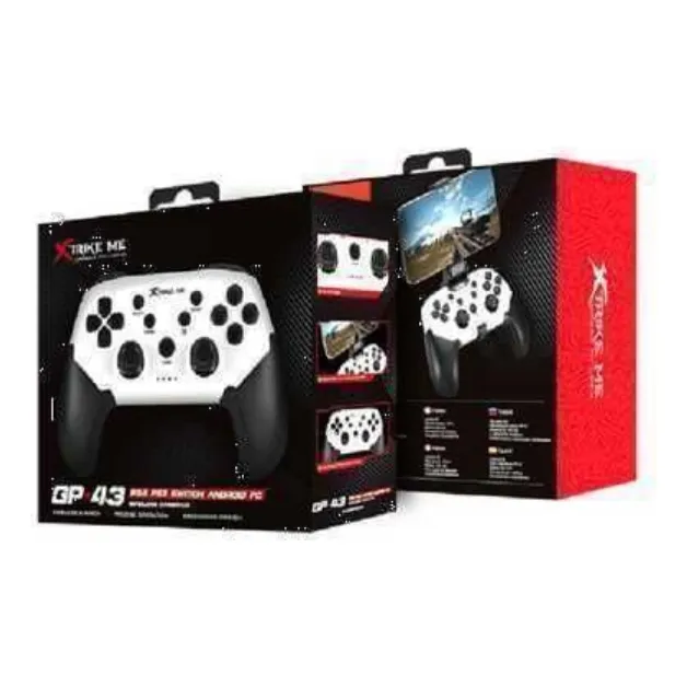 Gamepad Inalámbrico Xtrike Me Gp-43 Para Juegos Blanco