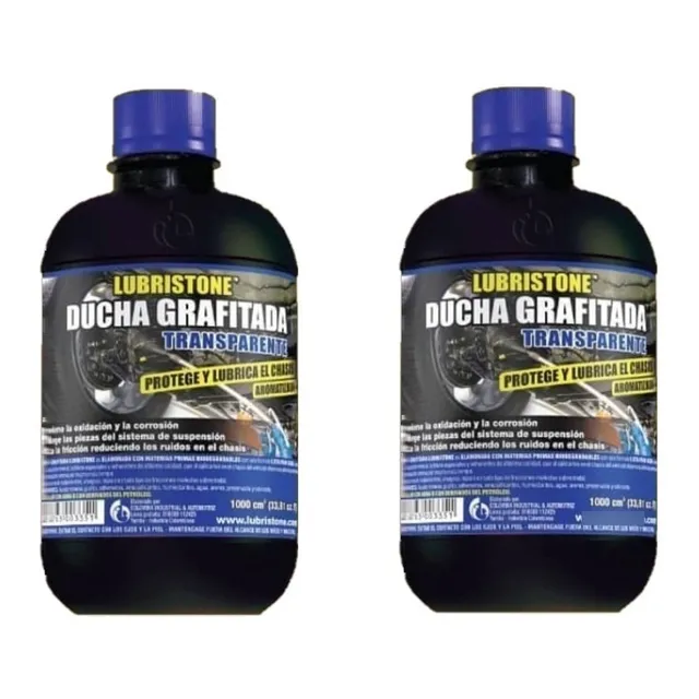Ducha Grafitada Lubristone Transparente X 2uni. De 1000cm3