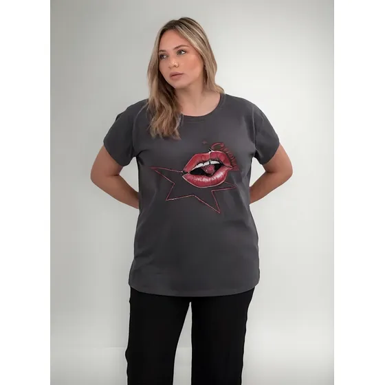 Remera Algodón Premium Estampa Bar Dama T-especial