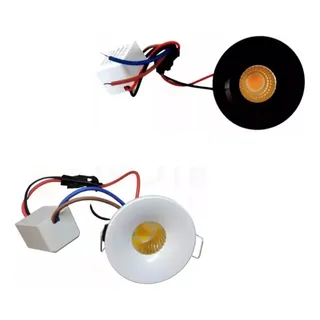 Mini Spot Led Cob 3w 3500k Embutir Redondo Bivolt C/ Nota Mini Spot Led Cob 3w 3500k Embutir Redondo Bivolt C/ Nota