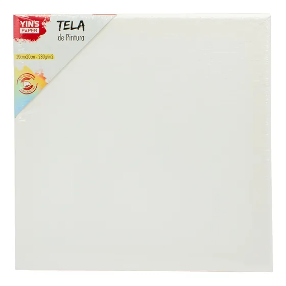 Tela Para Pintura Artistica Em Algodão 20x20 Varias Tintas