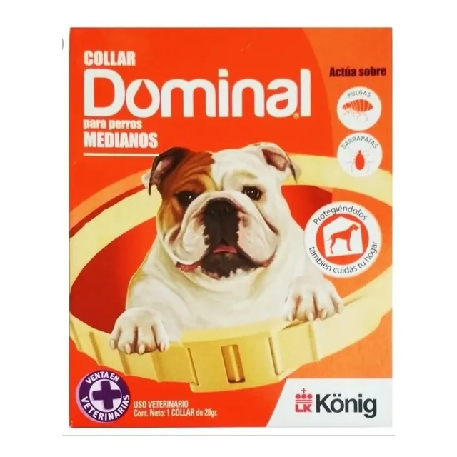 Collar Antipulgas Dominal Mediano 5 A 15kg