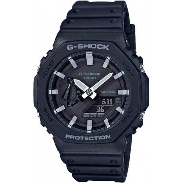 Relógio Casio G-shock Ga-2100-1adr Carbon Core Guard Cor Da Correia Preto Cor Do Bisel Pre... Relógio Casio G-shock Ga-2100-1adr Carbon Core Guard Cor Da Correia Preto Cor Do Bisel Pre...