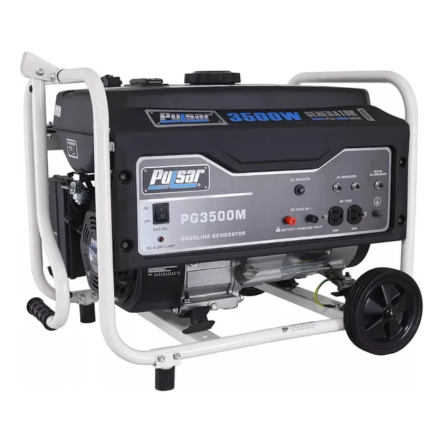 Generador Eléctrico Pulsar 3500w Gasolina De 3,5kw Americano
