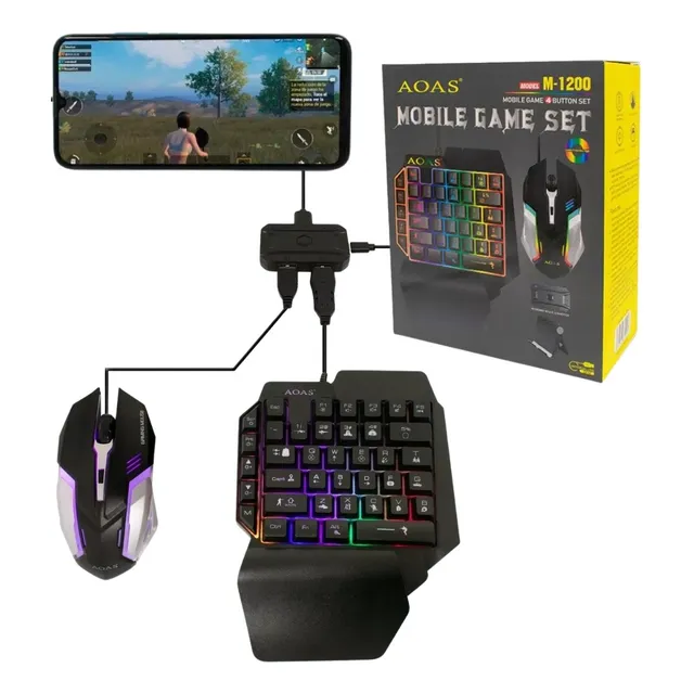Comb Gamer Para Celular Free Fire Call Of Duty Teclado Mouse