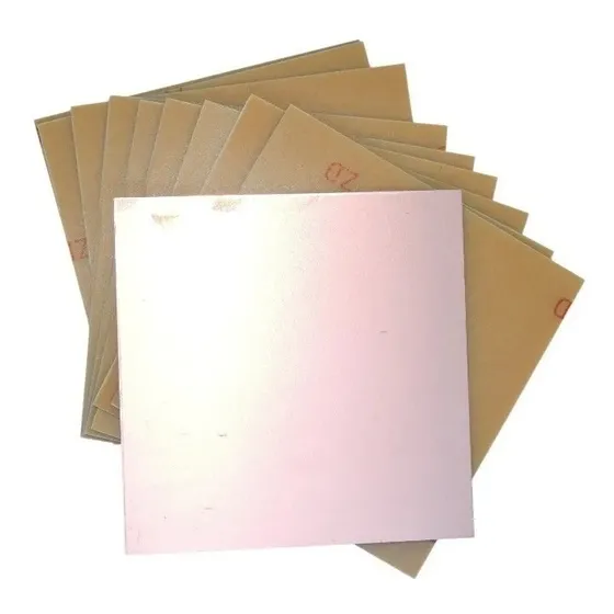 4 Placa De Fenolite Fs Cobreado 20x30 Cm P/ Pcb Pci