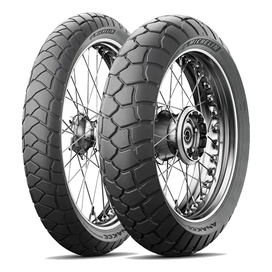 Par Pneu Michelin 100/90-19 E 150/70-17 Anakee Adventure 