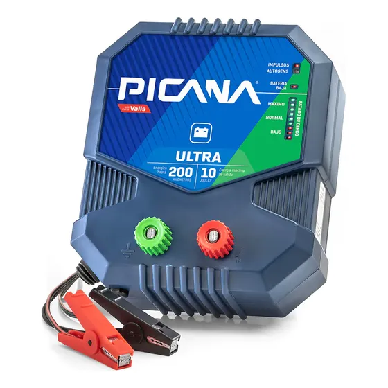 Boyero/electrificador Picana Ultra 12 200km/12v (10 Joules)