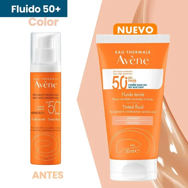 Protector Solar Fluido Color Avene Ln - mL a $1920