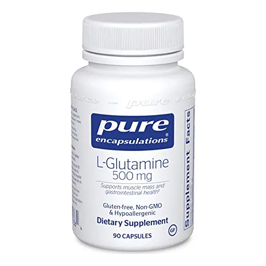 Suplemento Pure Encapsulations L-glutamina 500 Mg 90 Cápsula