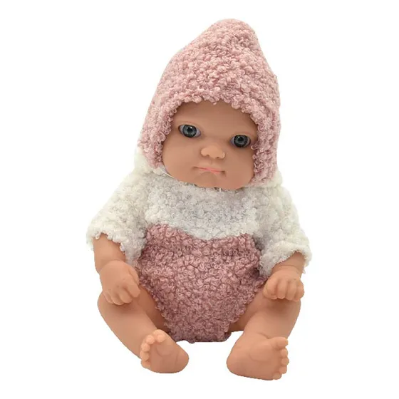 Bebe Newborn De Vinilo Con Ropa De Lanita