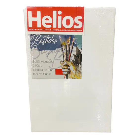Bastidor Tela Apto Oleo Acrilico Helios 50x70 Cm X 6 U
