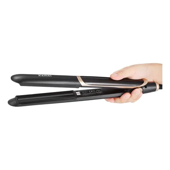 Plancha De Cabello Kemei Km-2219 De 110v/220c Heat