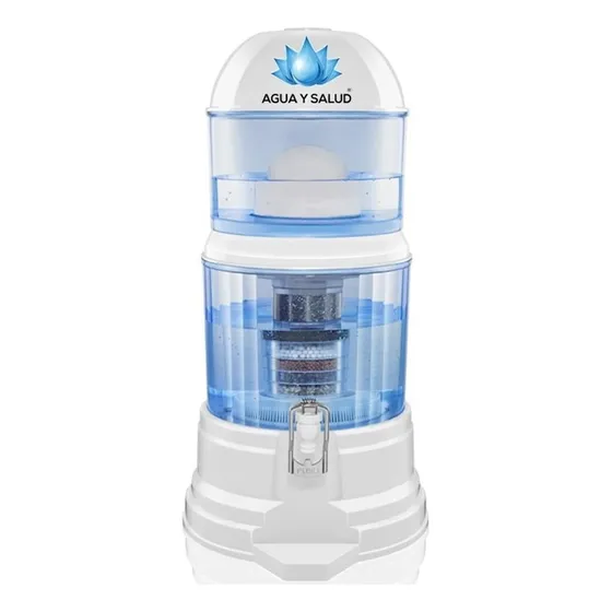 Purificador Agua Y Salud 9 Etapas  Alcalina Y Mineralizada Blanco