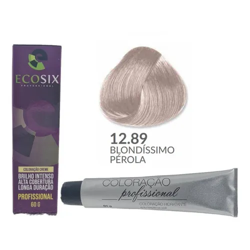  Ecosix Coloração Todas As Cores Tom 12.89 Blondíssimo Pérola