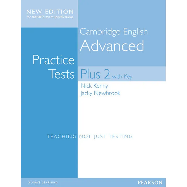 Cambridge Advanced Volume 2 Practice Tests Plus New Edition 